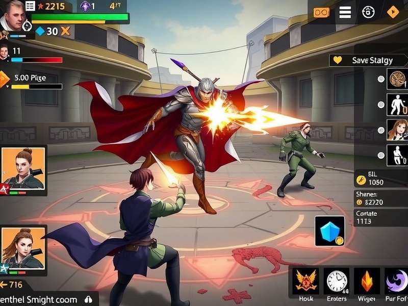 Sentinel S Might gameplay screenshot showing character combat