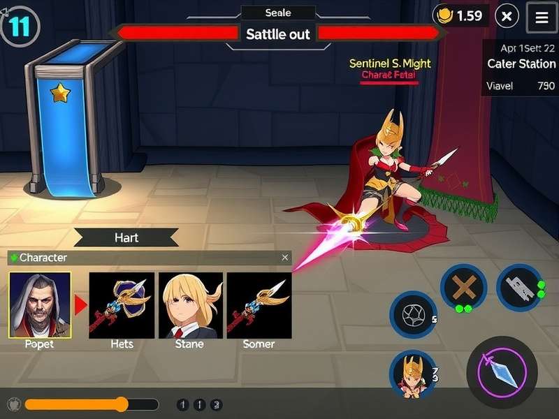 Sentinel S Might advanced combat strategy illustration